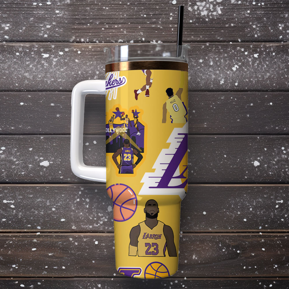 Basketball Lovers - Tumbler With Handle LA 13