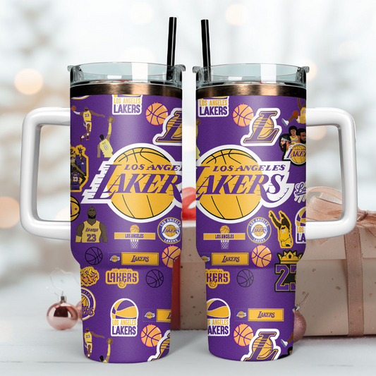 Basketball Lovers - Tumbler With Handle LA 15