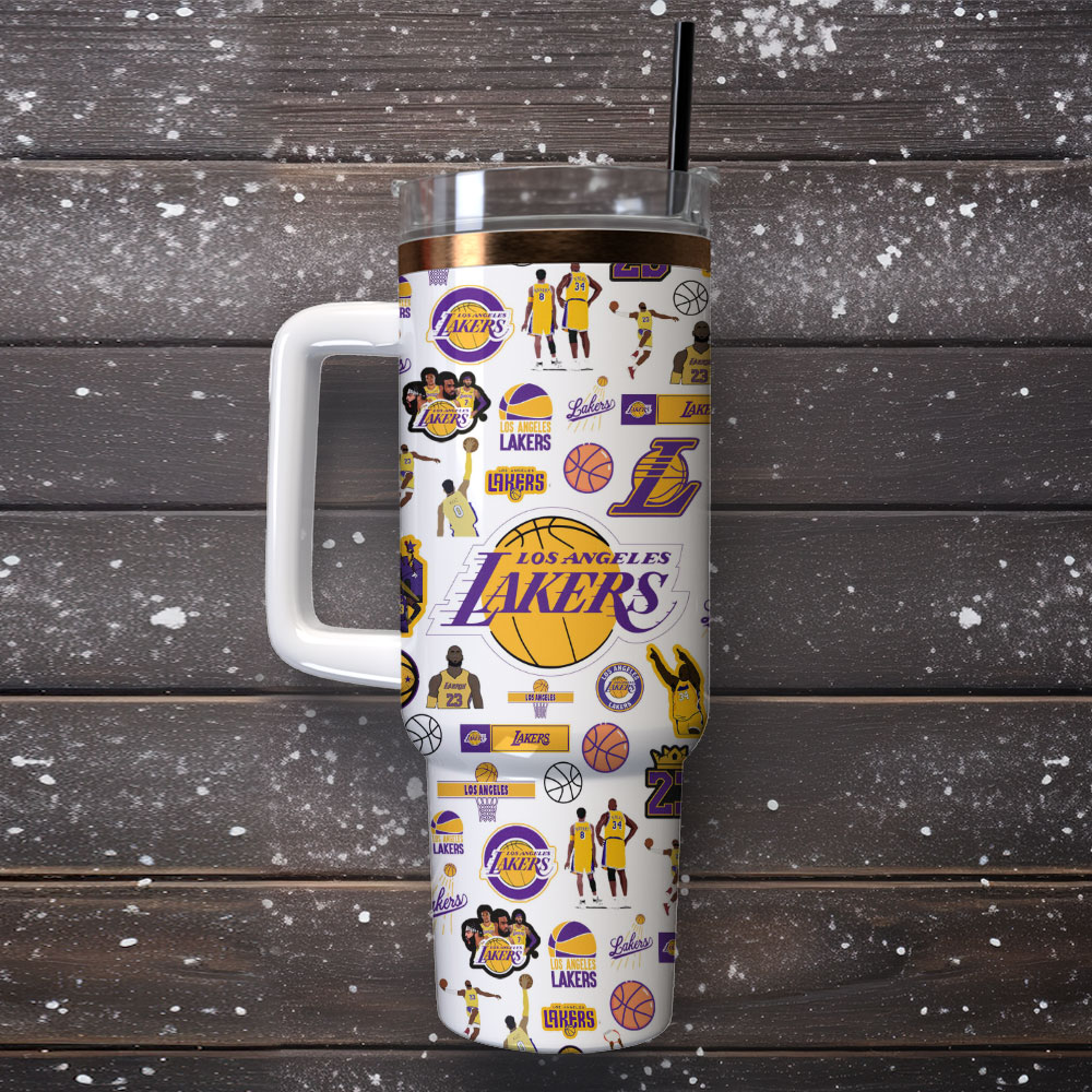 Basketball Lovers - Tumbler With Handle LA 11