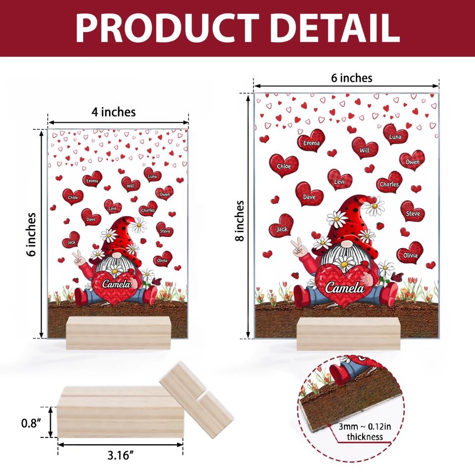 Personalized Acrylic Plaque - Gift For Grandma - Nana Sweethearts