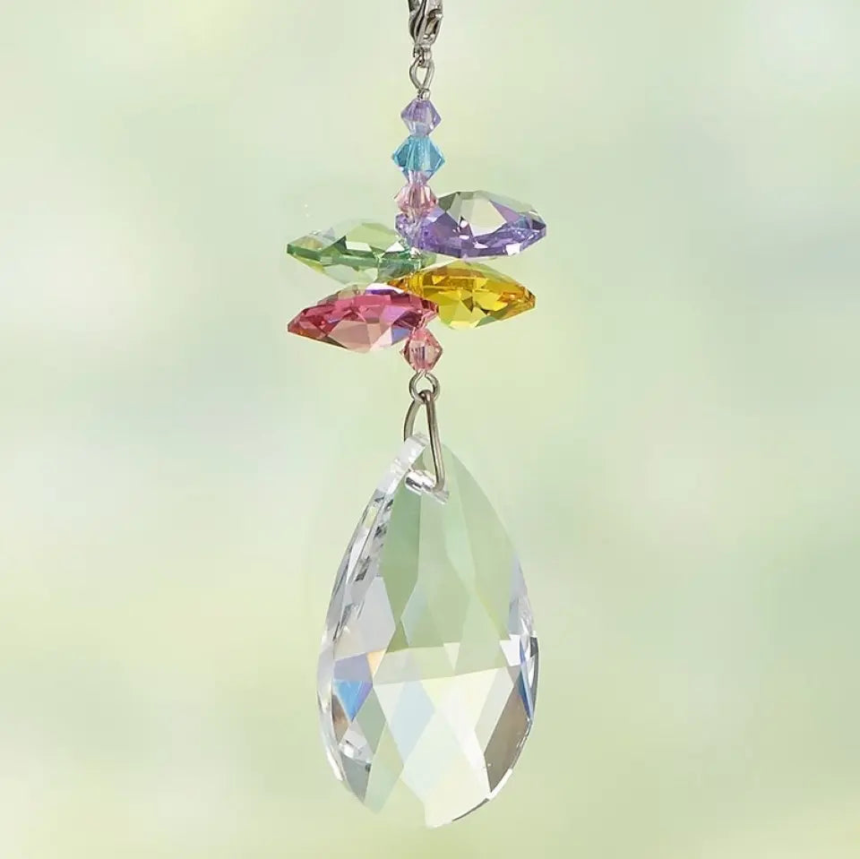 Personalized Suncatcher - Your Wings Were Ready - Memorial Gift, Gift For Family WRND010