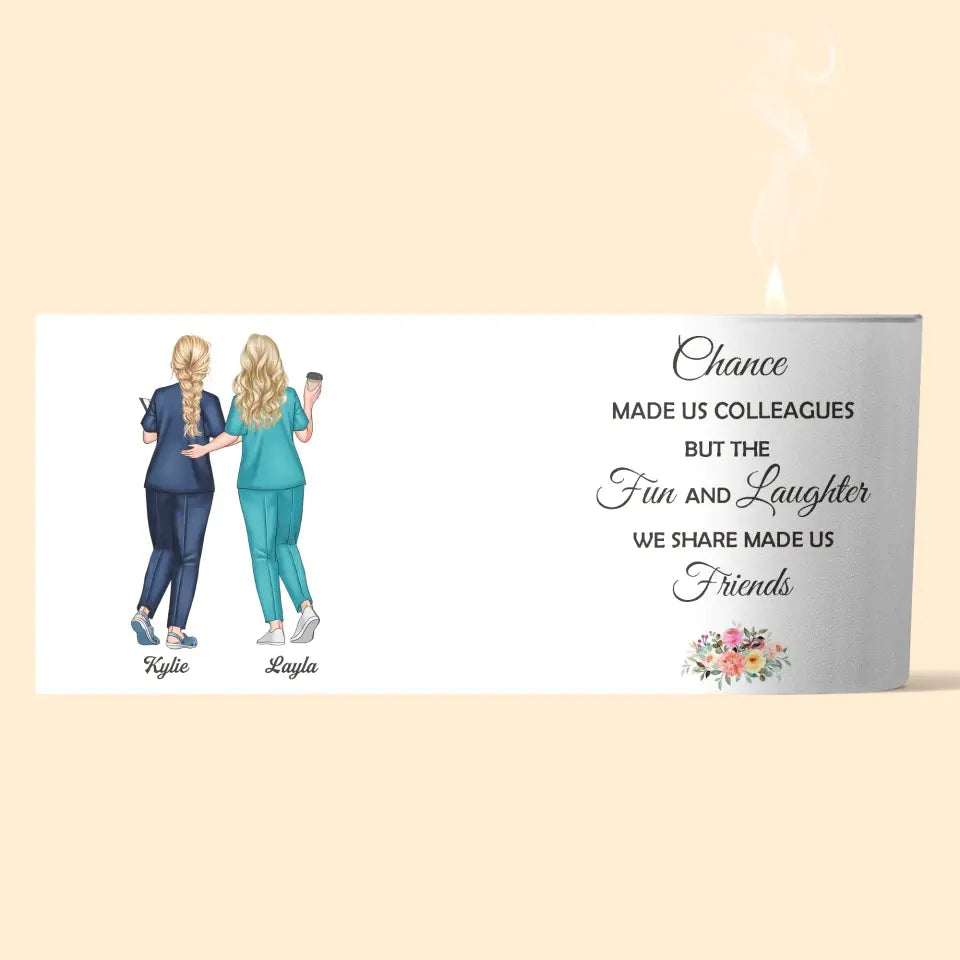Pesonalized Scent Candle_Nurse_Chance Made Us Colleagues Nurse_WRND011