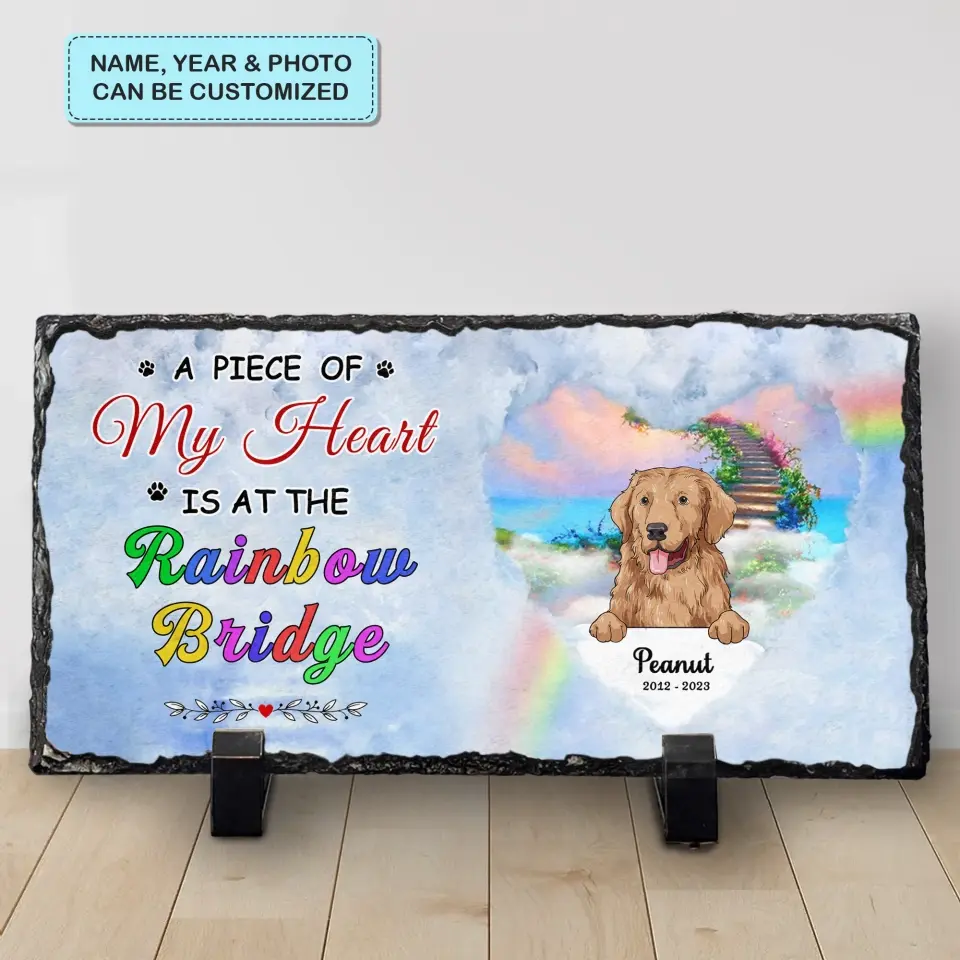 Personalized Slate Plaque - You Are Not Just A Dog - Memorial Gift, Gift For Dog's Lover WRND011