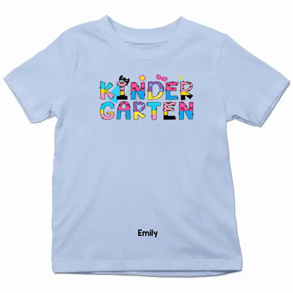 Personalized Custom Youth T-shirt - Back To School, Birthday Gift For Kid - Super Girl Super Boy