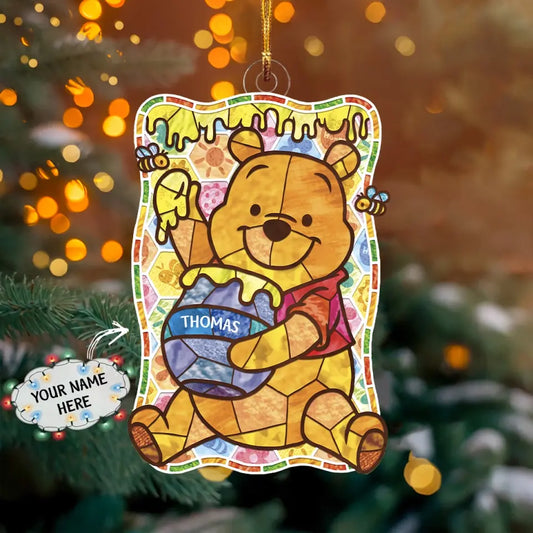 Personalized Shape Mica Ornament - You Are My Hunny