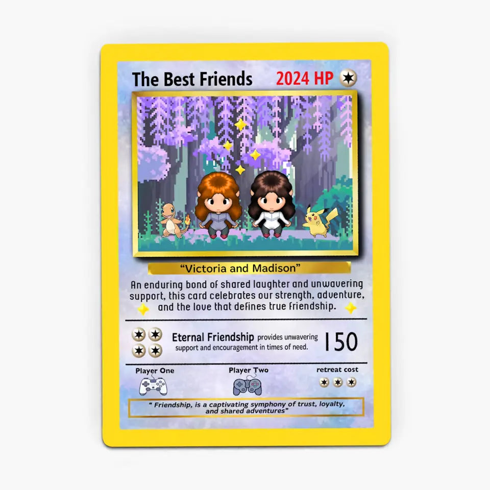 The Best Friends - Personalized Custom Gift Card - Gift For Friends, Besties
