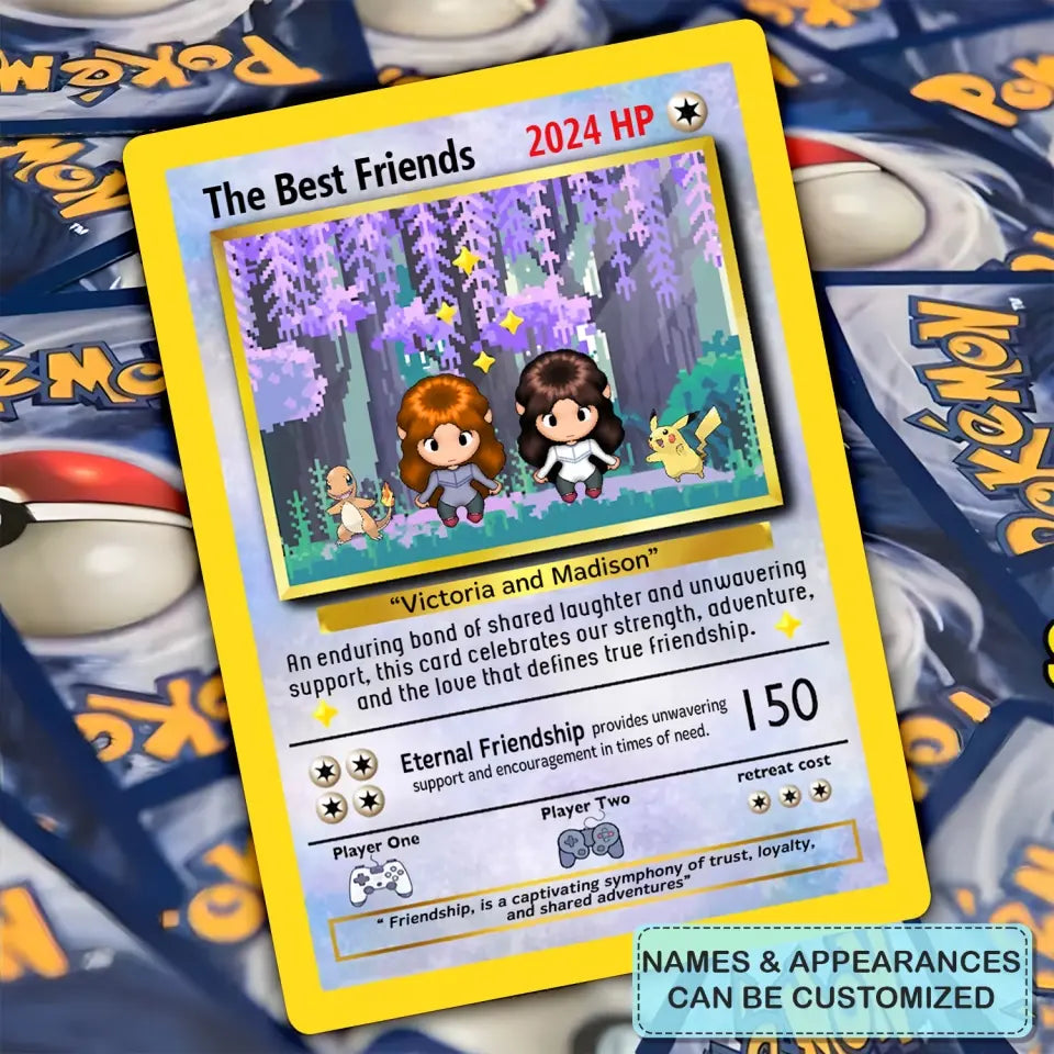 The Best Friends - Personalized Custom Gift Card - Gift For Friends, Besties