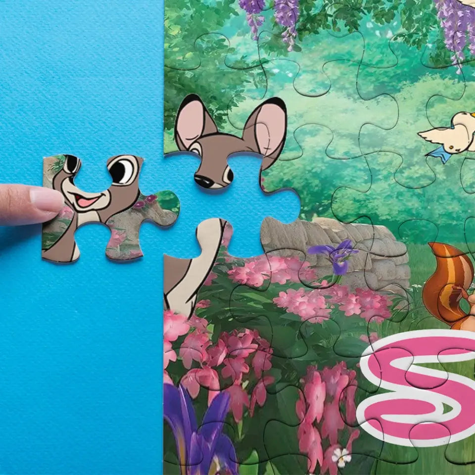 Princess Puzzle - Personalized Custom Jigsaw Puzzle - Gift For Daughter, Girl, Family Members