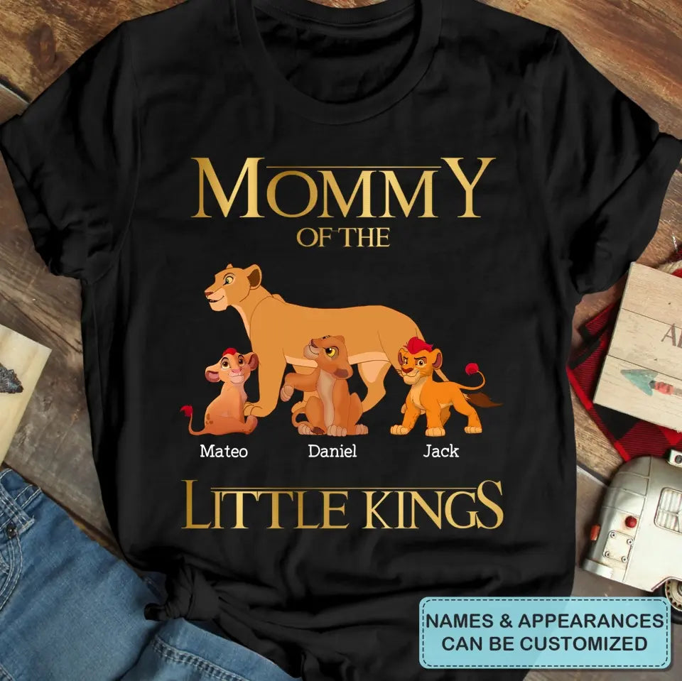 Mother Of The Little Kings - Personalized Custom T-shirt - Mother's Day Gift For Mom, Grandma, Family Members