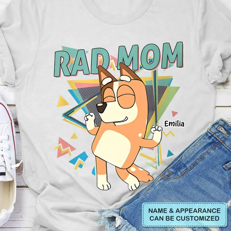 Rad Dad - Personalized Custom T-shirt - Gift For Family Members