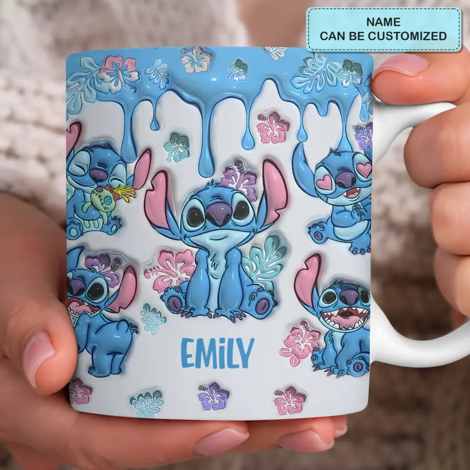 Ohana Mean Family - Personalized Custom White Edge-to-Edge Mug - Gift For Family Members