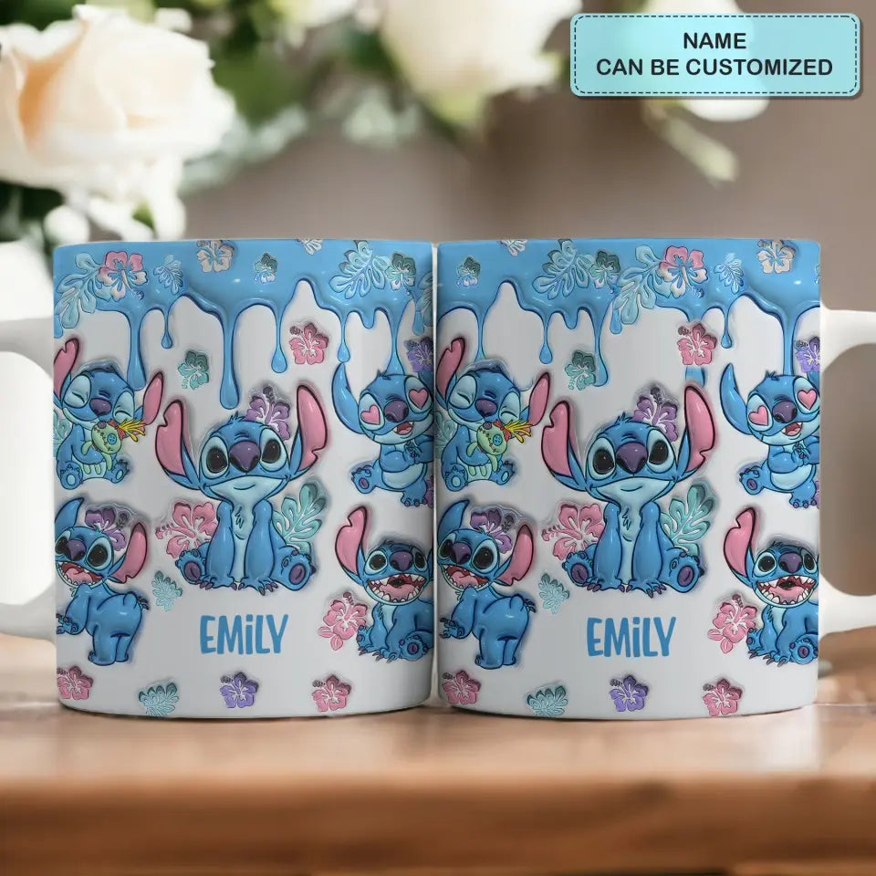 Ohana Mean Family - Personalized Custom White Edge-to-Edge Mug - Gift For Family Members