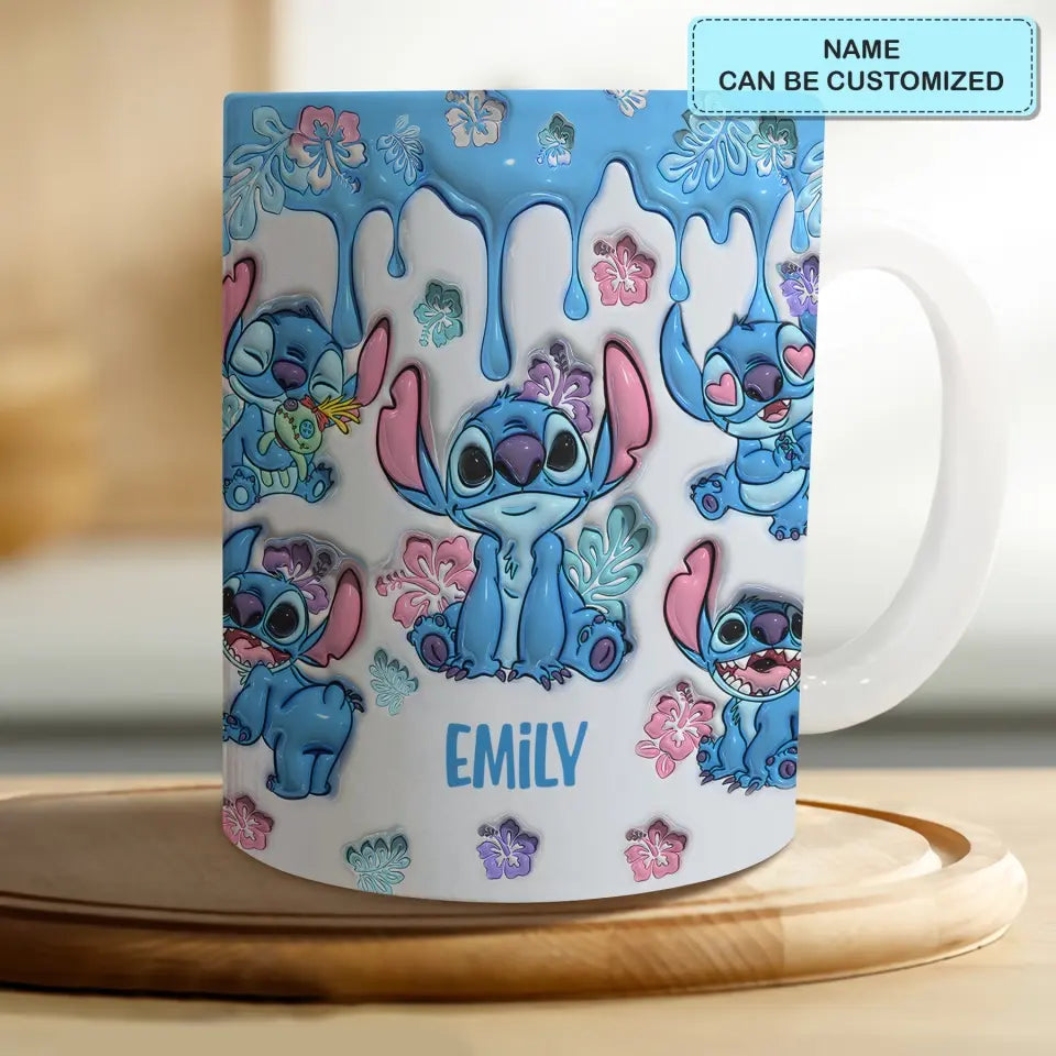 Ohana Mean Family - Personalized Custom White Edge-to-Edge Mug - Gift For Family Members