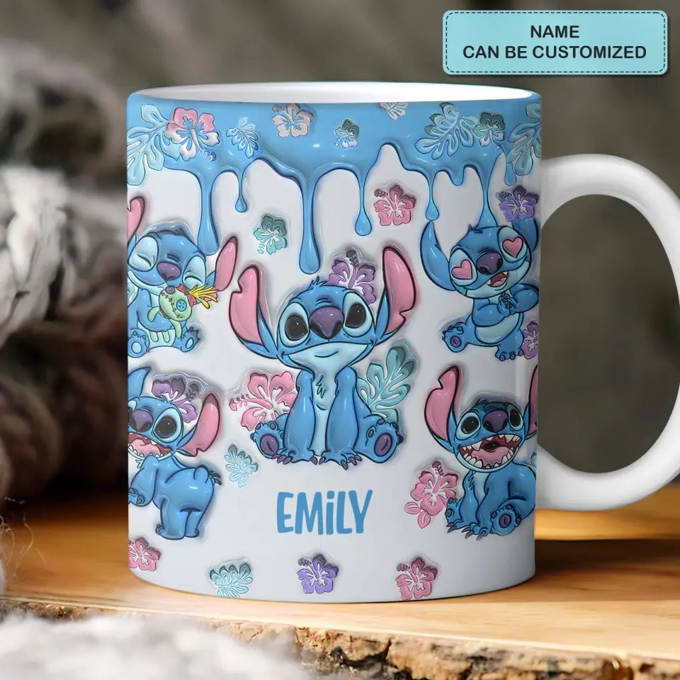 Ohana Mean Family - Personalized Custom White Edge-to-Edge Mug - Gift For Family Members