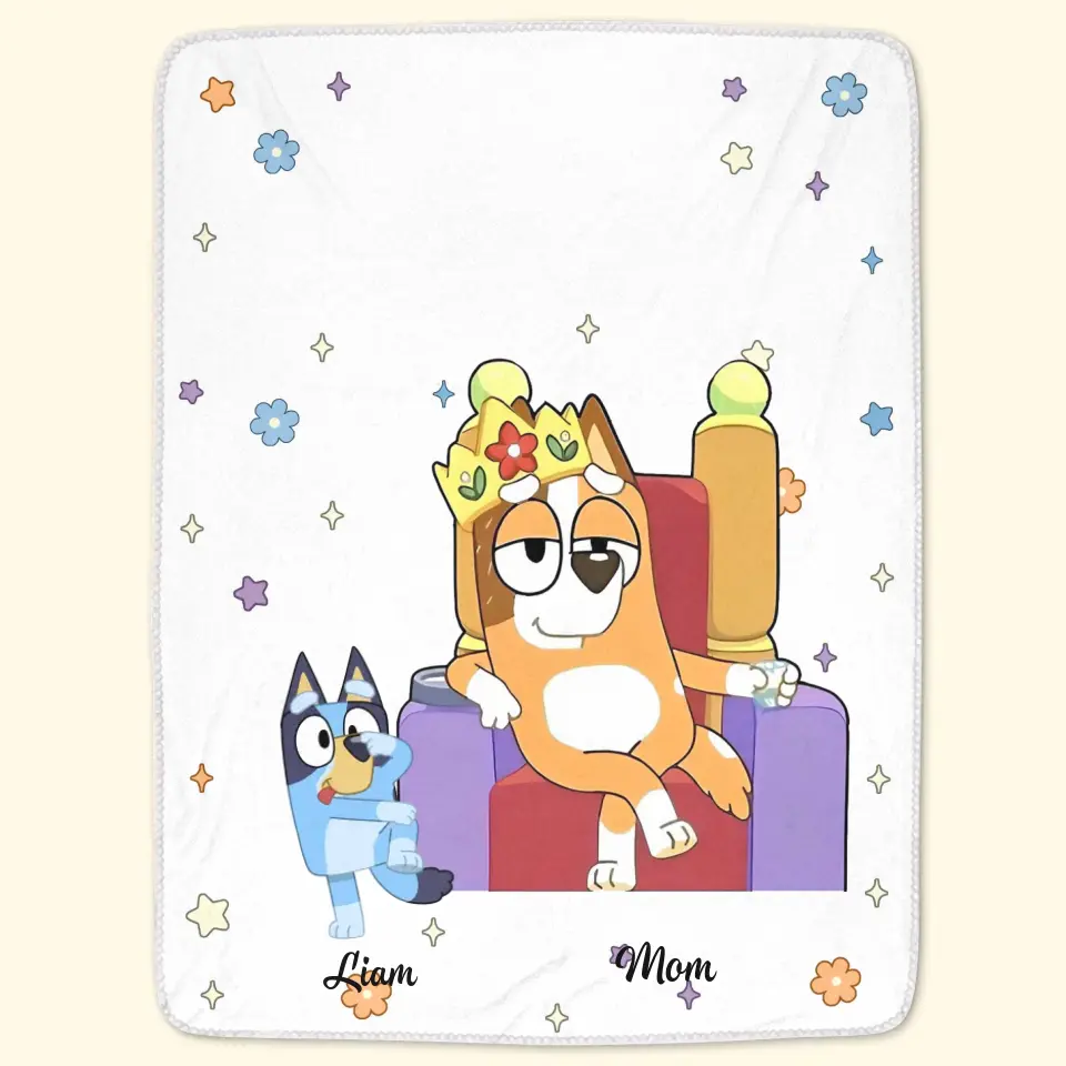Best Mom Ever - Personalized Custom Blanket - Gift For Grandma, Mom, Family, Family Members
