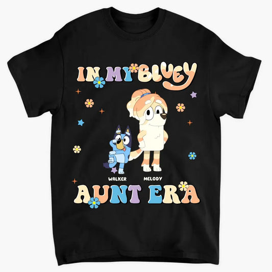 In My Aunt Era - Personalized Custom T-shirt - Gift For Aunt, Family, Family Members