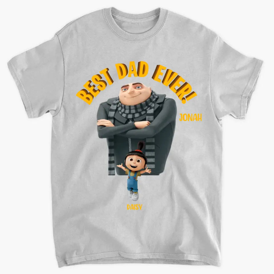 Best Dad Ever - Personalized Custom T-shirt - Gift For Dad, Family, Family Members
