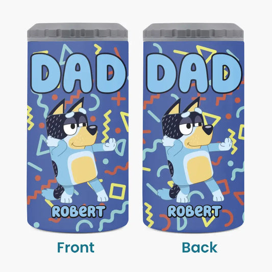 Rad Dad - Personalized Custom Can Cooler Tumbler - Father's Day Gift For Dad, Grandpa