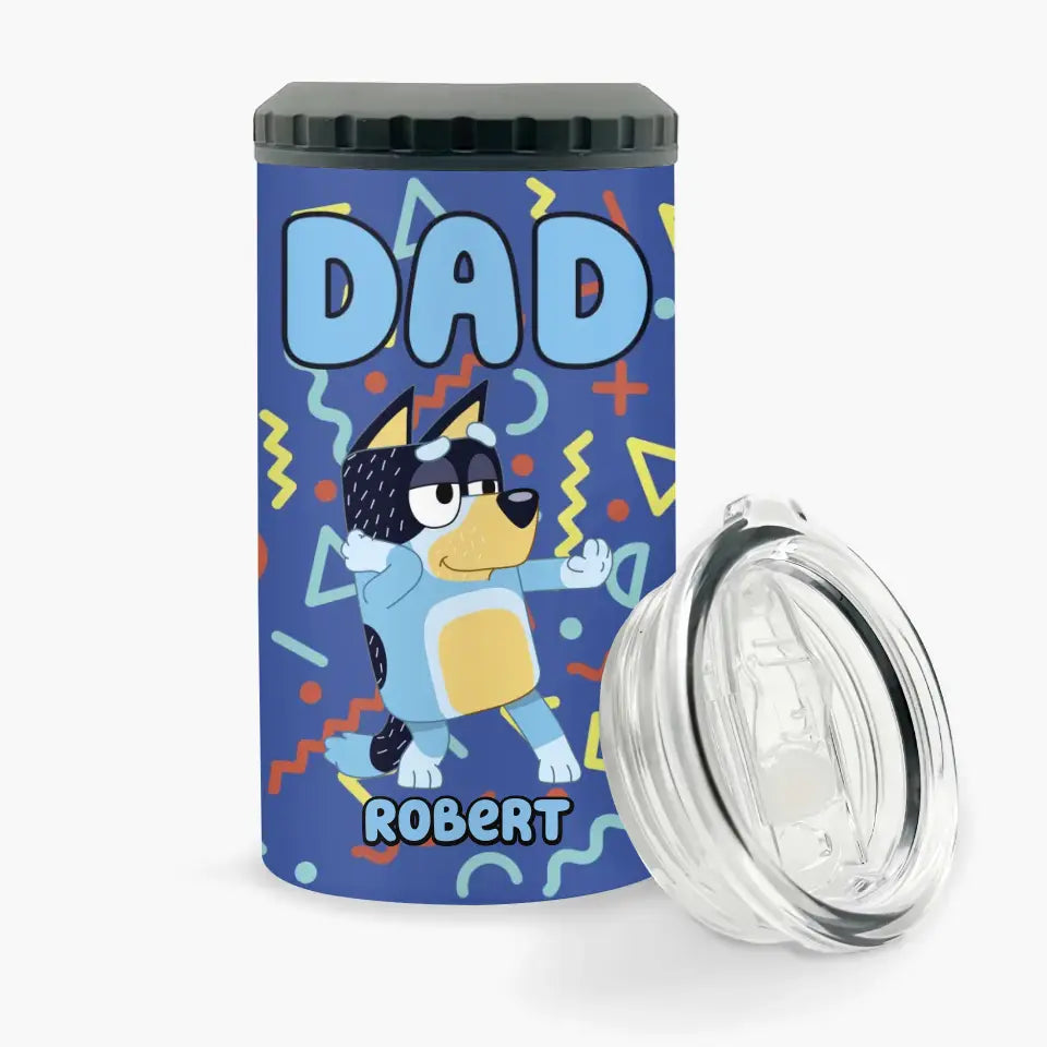 Rad Dad - Personalized Custom Can Cooler Tumbler - Father's Day Gift For Dad, Grandpa