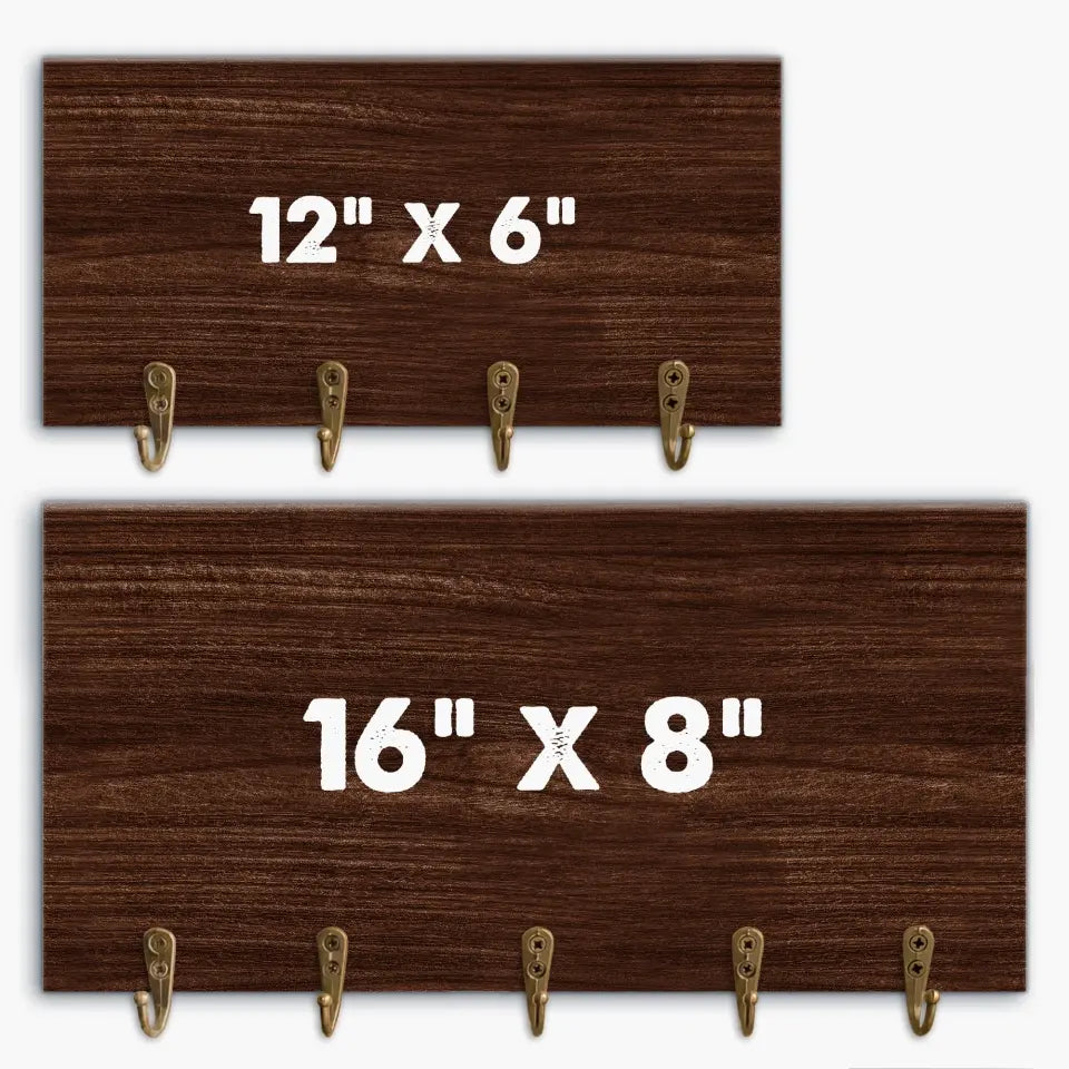 The Best Team You Could Ever Have - Personalized Custom Key Holder - Gift For Family Members