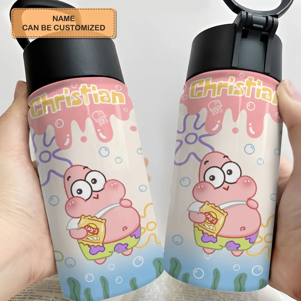 3D Sponges Custom - Personalized Custom Kids Insulated Bottle - Birthday, Back To School, Kindergarten, First, Second, Third, Fourth, Fifth Grade, Pre-K Gift For Kids