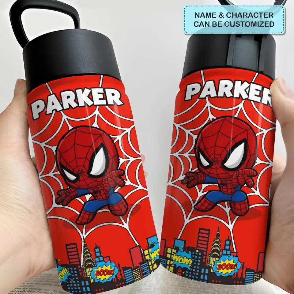 Leak Proof Water Bottle - Personalized Custom Kids Insulated Bottle - Birthday, Back To School, Kindergarten, First, Second, Third, Fourth, Fifth Grade, Pre-K Gift For Kids