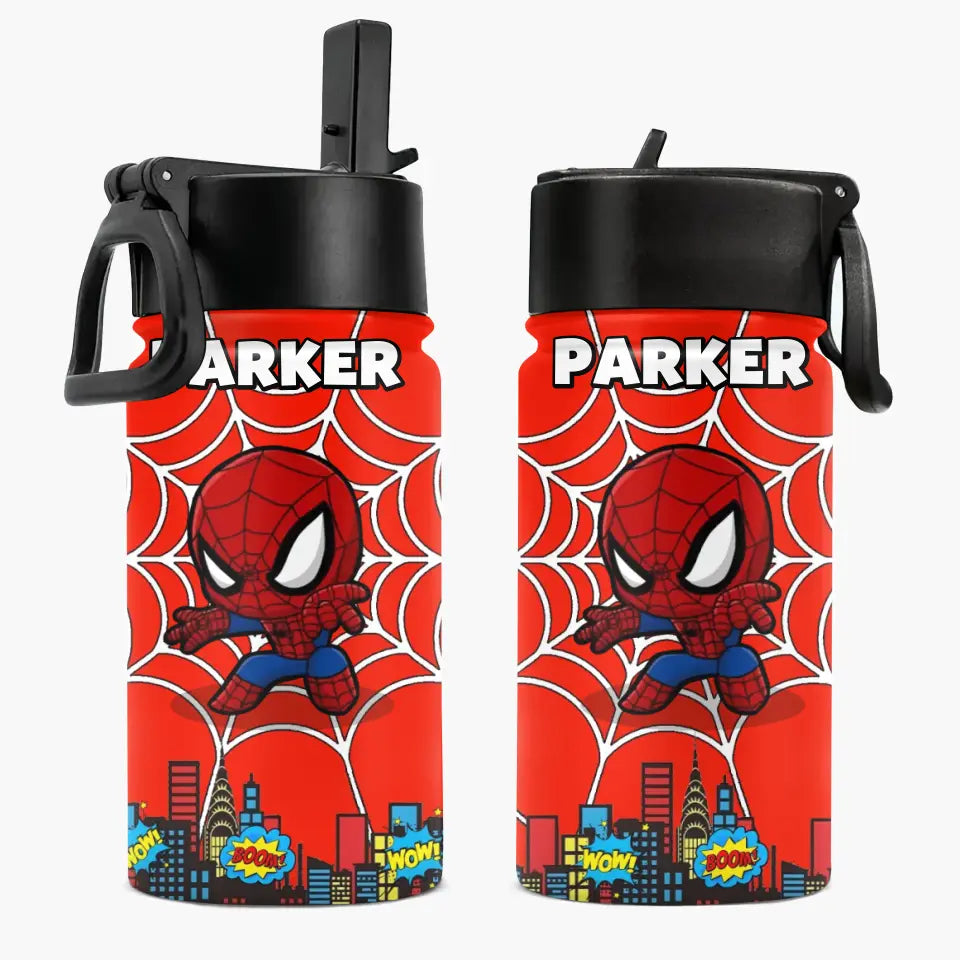 Leak Proof Water Bottle - Personalized Custom Kids Insulated Bottle - Birthday, Back To School, Kindergarten, First, Second, Third, Fourth, Fifth Grade, Pre-K Gift For Kids