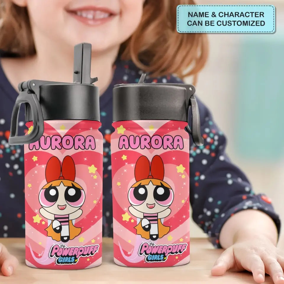 Leak Proof Water Bottle 2 - Personalized Custom Kids Insulated Bottle - Birthday, Back To School, Kindergarten, First, Second, Third, Fourth, Fifth Grade, Pre-K Gift For Kids