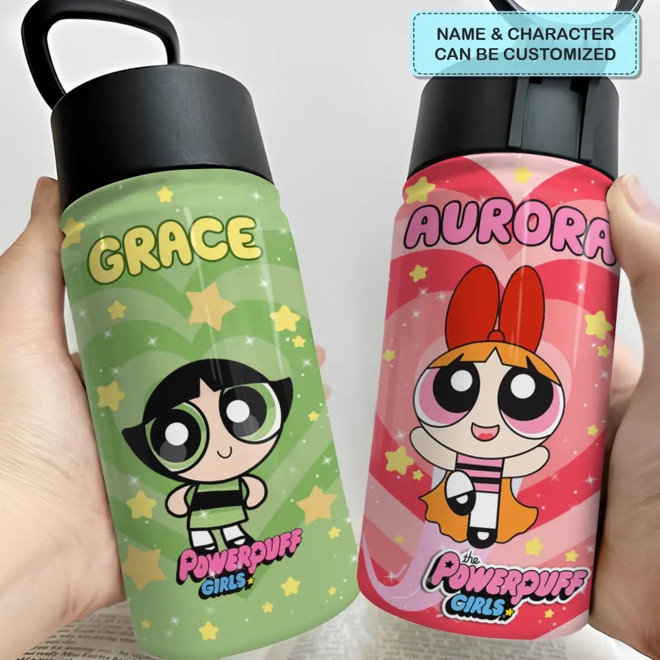 Leak Proof Water Bottle 2 - Personalized Custom Kids Insulated Bottle - Birthday, Back To School, Kindergarten, First, Second, Third, Fourth, Fifth Grade, Pre-K Gift For Kids