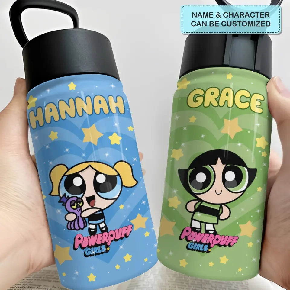 Leak Proof Water Bottle 2 - Personalized Custom Kids Insulated Bottle - Birthday, Back To School, Kindergarten, First, Second, Third, Fourth, Fifth Grade, Pre-K Gift For Kids