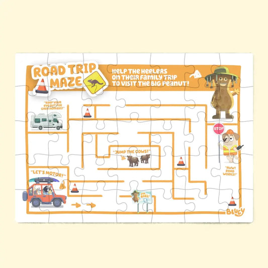 Road Trip For Heeler - Personalized Custom Jigsaw Puzzle - Gift For Family Members, Kids