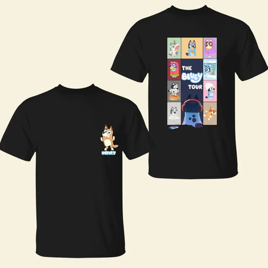 The Heeler Tour - Personalized Custom Double-side T-shirt - Gift For Friends, Family Members