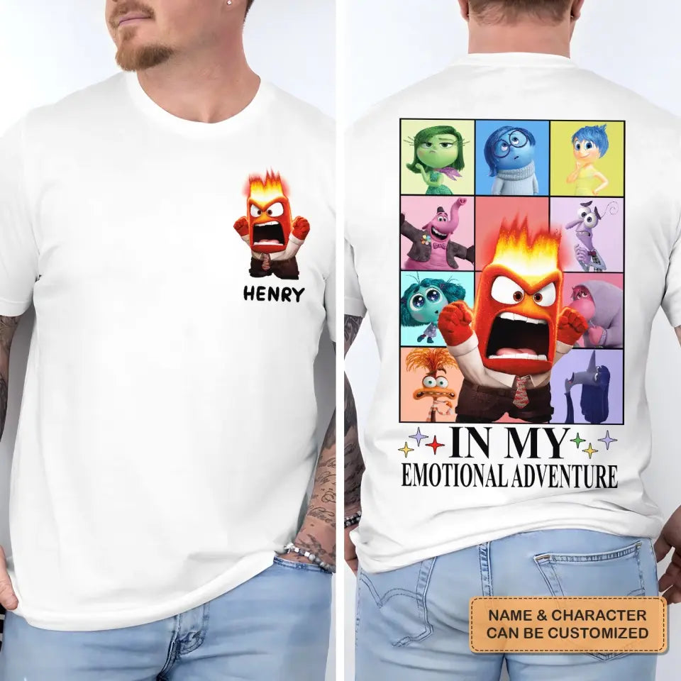 In My Emotional Adventure - Personalized Custom Double-side T-shirt - Gift For Friends, Family Members