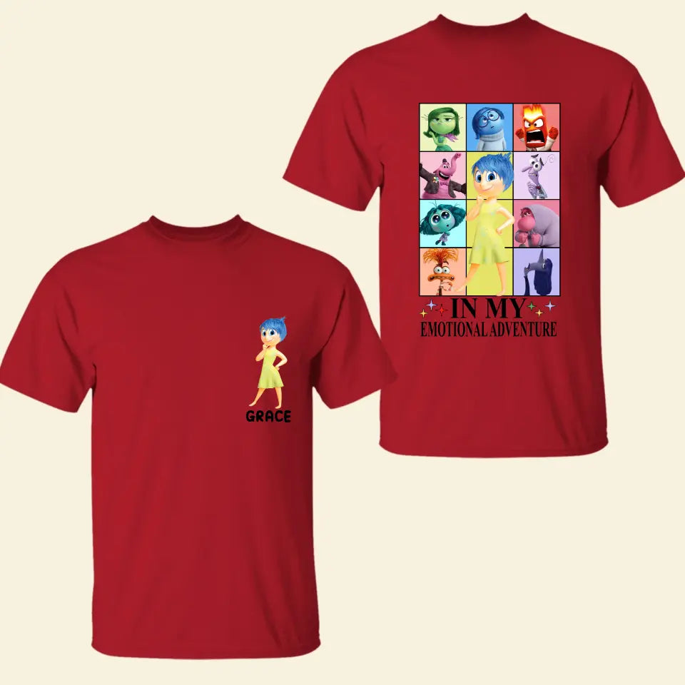 In My Emotional Adventure - Personalized Custom Double-side T-shirt - Gift For Friends, Family Members