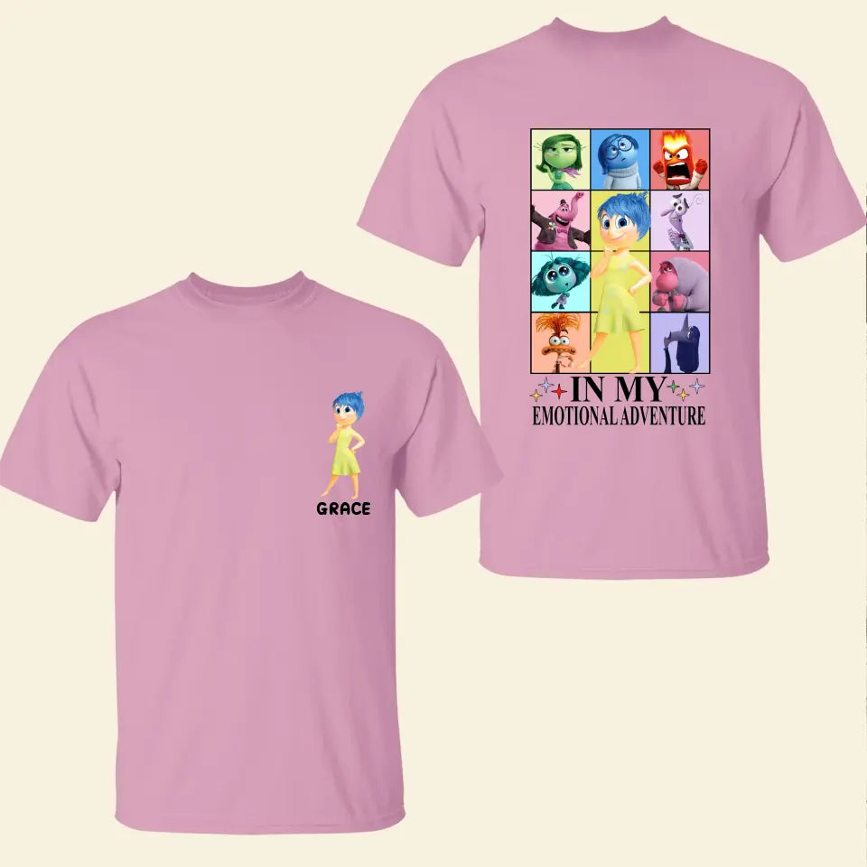 In My Emotional Adventure - Personalized Custom Double-side T-shirt - Gift For Friends, Family Members