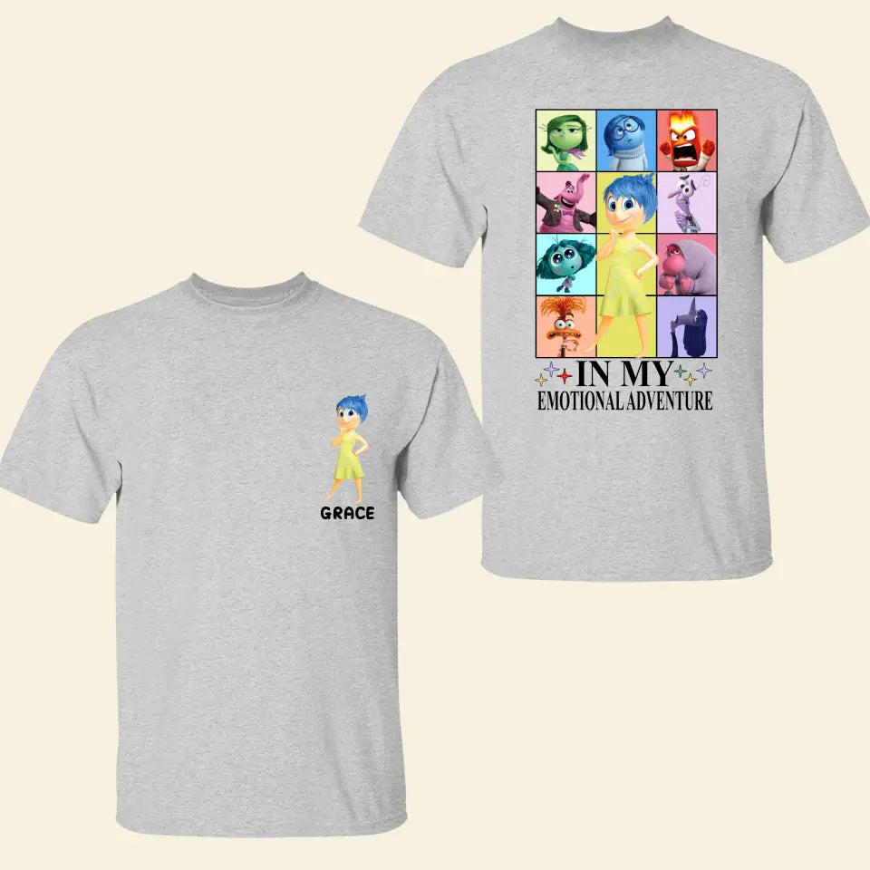 In My Emotional Adventure - Personalized Custom Double-side T-shirt - Gift For Friends, Family Members