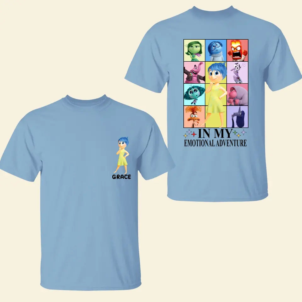 In My Emotional Adventure - Personalized Custom Double-side T-shirt - Gift For Friends, Family Members