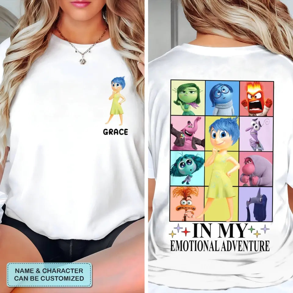 In My Emotional Adventure - Personalized Custom Double-side T-shirt - Gift For Friends, Family Members