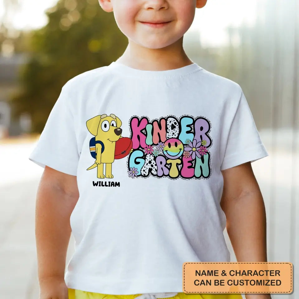 Retro Grade For Back To School - Personalized Custom Youth T-shirt - Birthday, Back To School, Kindergarten, First, Second, Third, Fourth, Fifth Grade, Pre-K Gift For Kids