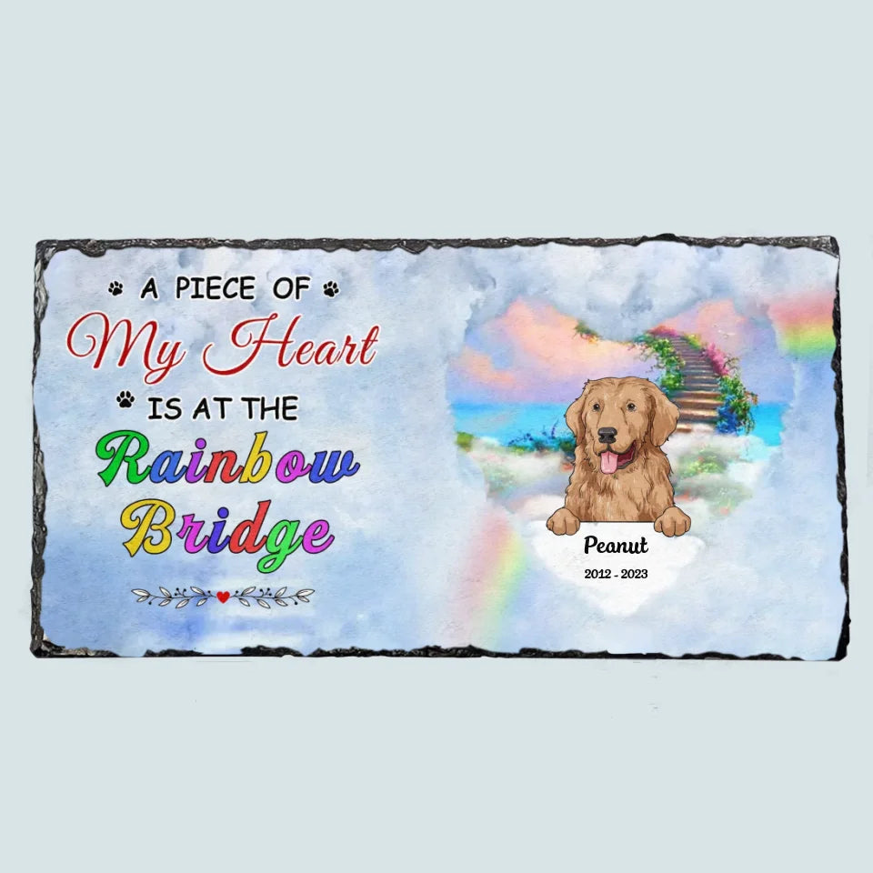 Personalized Slate Plaque - You Are Not Just A Dog - Memorial Gift, Gift For Dog's Lover WRND011