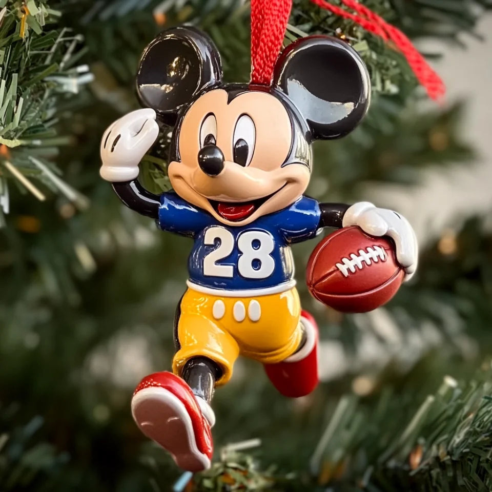Game Day - Personalized Mica Ornament - Gift For Family Members