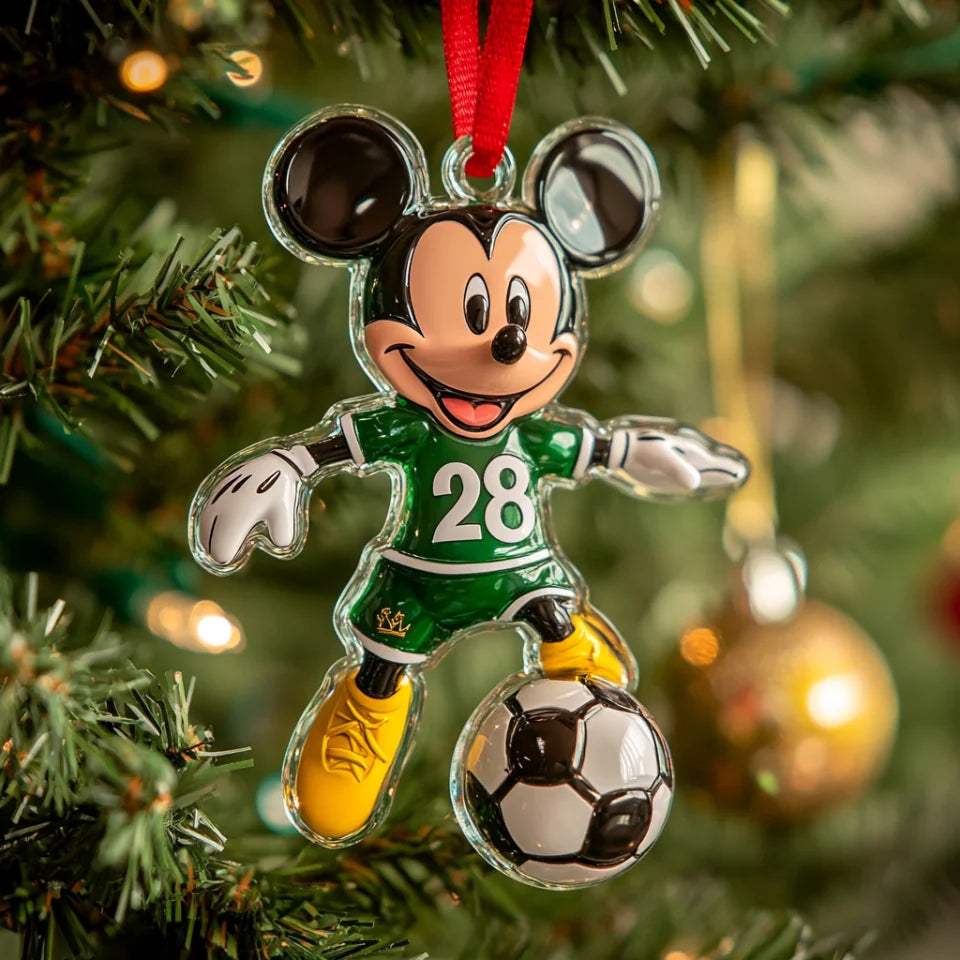 Striker Spirit - Personalized Mica Ornament - Gift For Family Members