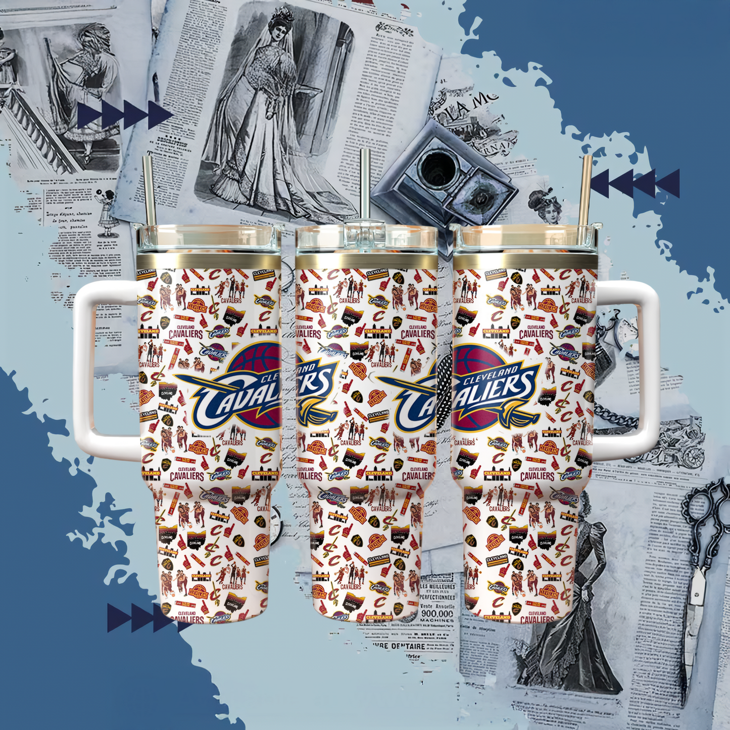 Basketball Lovers - Tumbler With Handle CAVS 02