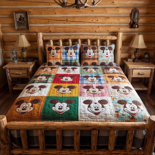 Country Keepsake 3-Piece Quilted Bedding Set DMC0PT064