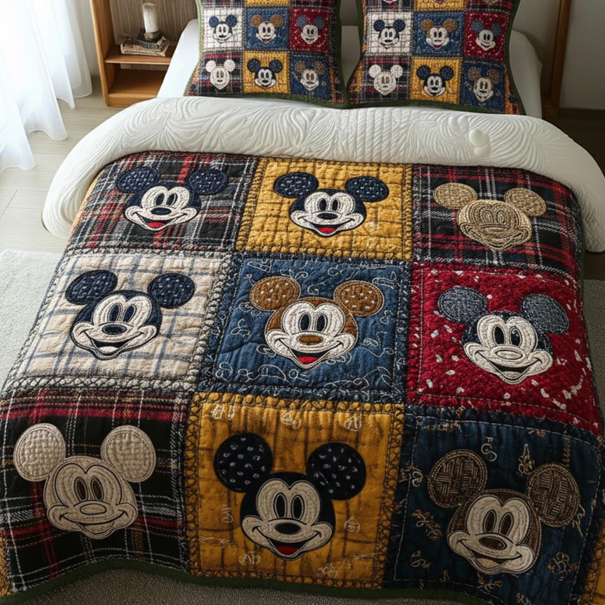 Spore Dreams 3-Piece Quilted Bedding Set NCU0NVH930