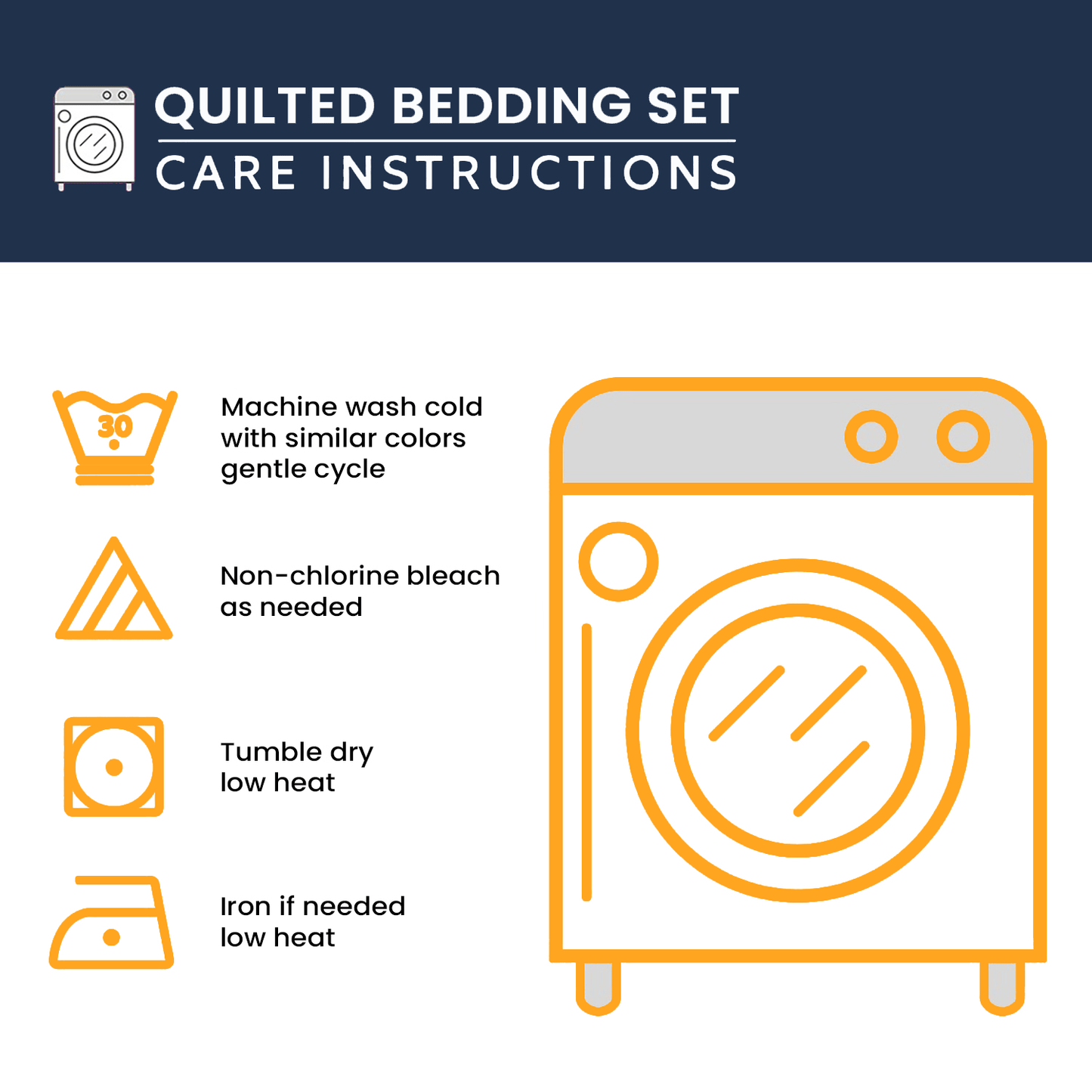 Azure Glide 3-Piece Quilted Bedding Set NCU0HT068