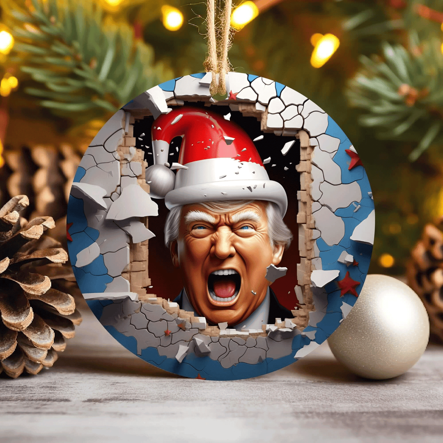 Holiday Headline - Ceramic Ornament NCU0HT009