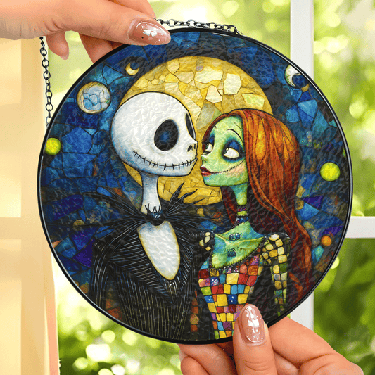 Love Beyond The Grave - Stained Glass Window Hanging Suncatcher NCU0HT004