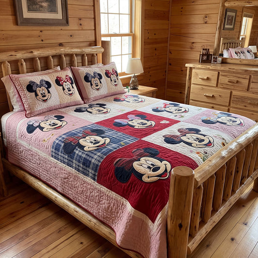Rustic Heirloom Charm 3-Piece Quilted Bedding Set DMC0PT068