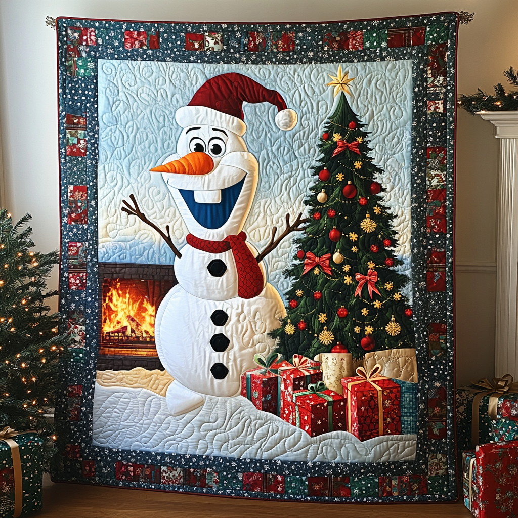 Snowy Snuggle Quilted Blanket NCU0LT089
